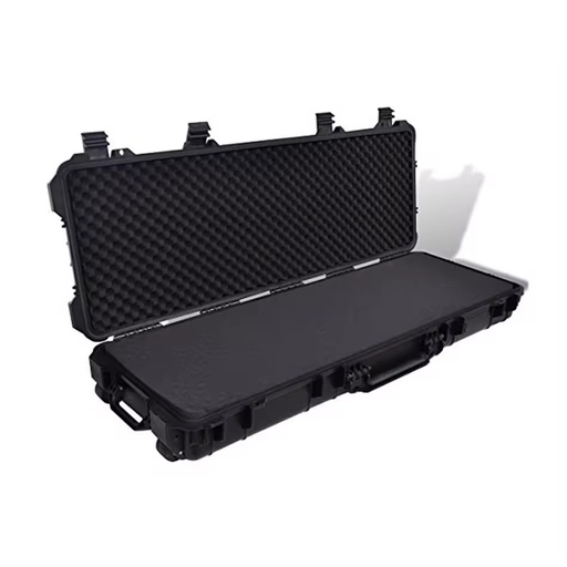 Hard Waterproof Plastic pp Portable Foam Protective case Gun Hard with Lock