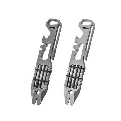 LIJIN DIY OEM Titanium Alloy Multi-functional Pry Bar Outdoor Portable Tool Screwdriver & Bottle Opener