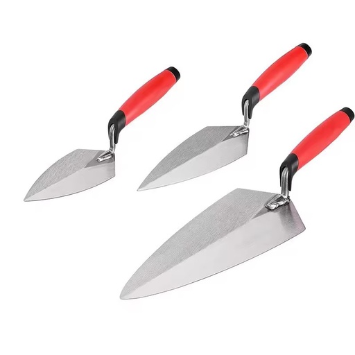 Factory Wholesale Pointed Gray Trowel, Gray Shovel, Jointing Trowel, Pointed Bricklaying Knife, Plastering Knife, Putty Tools