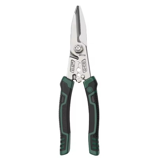High-hardness Multi-purpose Tin Snips, Aviation Aluminum Clipboard Metal Scissors Wire Strippers Cutting Tools