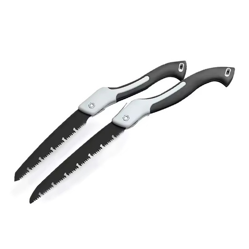 Handmade Woodworking Folding Saw-Carbon Steel Blade Ergonomic Plastic Handle 18-35cm Length for Home & Gardening Use