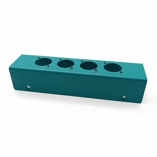 Custom Sheet Metal Bending Laser Cut Service Sandblasting Blue Anodized Powder Coating Metal Enclosure Sheet Metal Fabrication