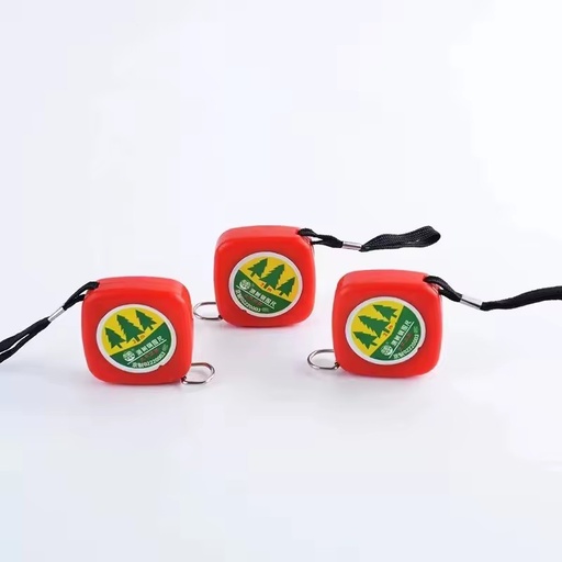 2m Metric Retractable Tree Diameter Tape Measure Steel Circumference Tape for Forestry Pipe OD Custom Logo Girth Measuring Tape