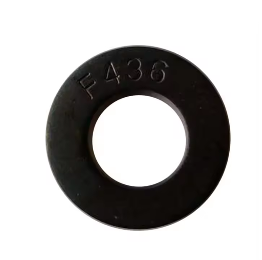 F436 M3 M4 M5 M10 Hardened Nylon Flat Rubber Plastic Washers ASTM Compliant Carbon Steel Zinc Finish Manufactured Wedge Style