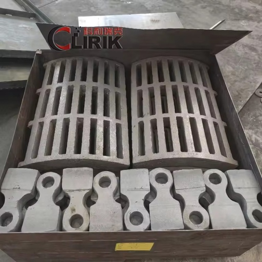 High Manganese Steel Swing Jaw Plate for Ore Mining Processing Type Casting Jaw Crusher Wear Parts