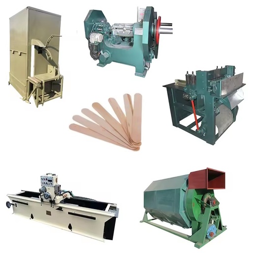 High Quality Superhandy Motorized Tongue Depressor Popsicle Stick Making Machine Wood Shaping Equipment Semi-automatic High