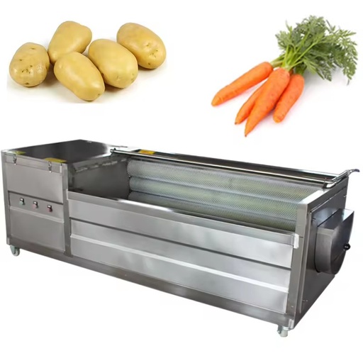 Stainless Steel Easy Operation Durable Potato Washer Bubble Machine Vegetable And Fruit Washing For Wholesales