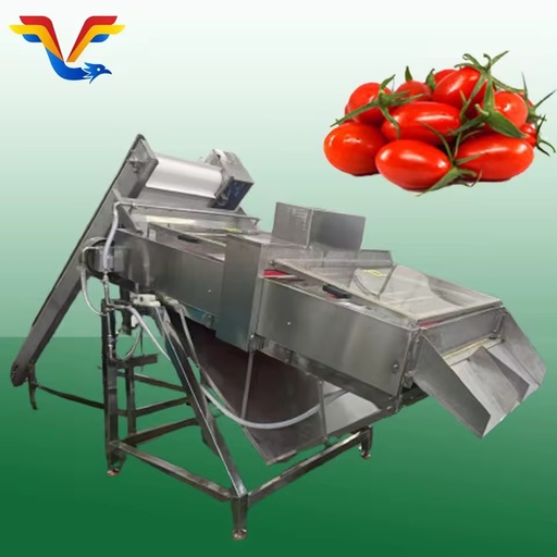 Best-selling Lerford Automatic 304 Stainless Steel 3kw Motor Cherry Juicer Destemmer for Cherry Tomato & Blueberry