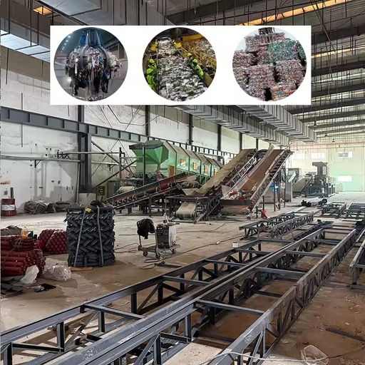 Automatic Industrial Municipal Solid Waste Sorting Machine Integrated Garbage Separation System for Recycling