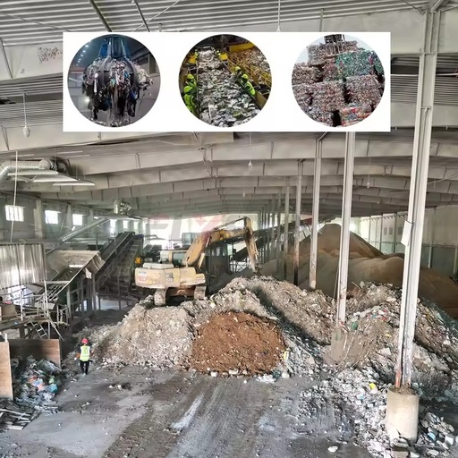 Integrated Municipal Solid Waste Recycling Station Automatic Garbage Separation Machine for Resource Recovery