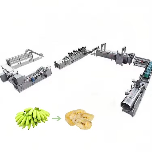 Commercial Fried Banana Chips Production Line Continuous Fruit and Vegetable Frying Equipment for Banana Plantain Apple Chips