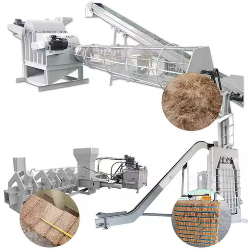 Coconut Shell Processing Complete Plant for Charcoal Production Biomass Fuel and Coconut Shell Crushing System