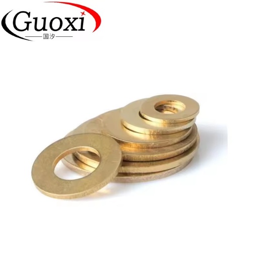 M3.5 M4 M5 M6 M8 M10 Customized Brass Ultra Thin Ring Flat Shim Washers Plain Zinc Finish