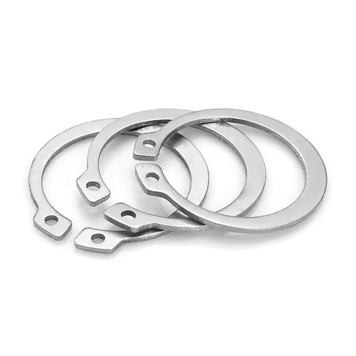 M3 M4 Zinc Plated Stainless Steel SS304 Retaining Ring for Bore DIN Standard 46-54Hrc Hardness 3.8mm ID 4mm Thickness