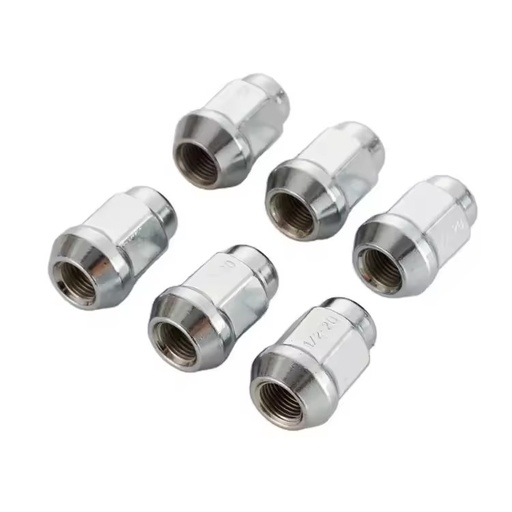 High Quality DIN934 Hexagon Wheel Lug Nuts Nickel Plated for Mining & Healthcare Applications