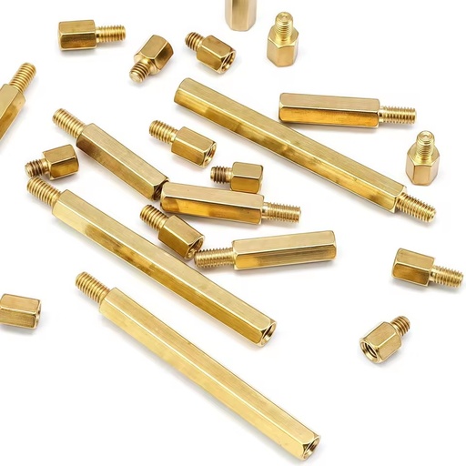 M2 M2.5 M3 Metric Hex Brass/Stainless Steel Male Female Standoff Stud Threaded Pillar PCB Column Spacer Bolt Screw Class 8.8