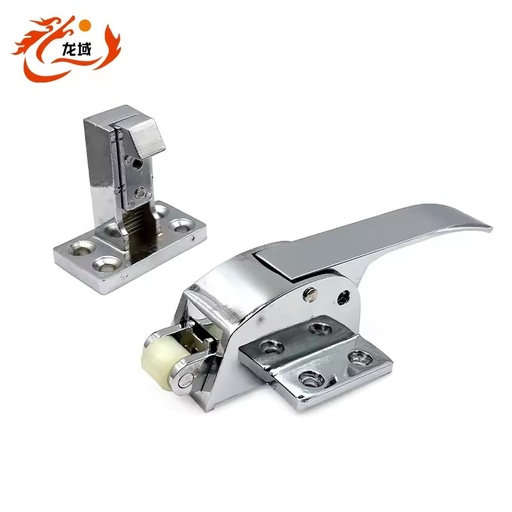 LS165 Zinc Alloy Industrial Freezer Door Lock Handle with Ambidextrous Design and Easy Installation