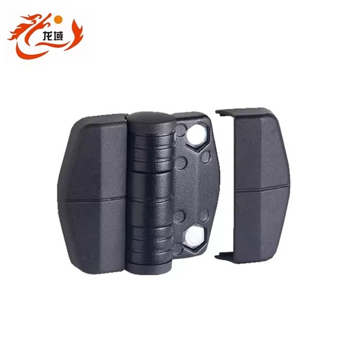 HL045 Black Rustproof Industrial Butt Hinge Heavy-Duty Use on Warehouse Doors, Machine Guards Utility Gates