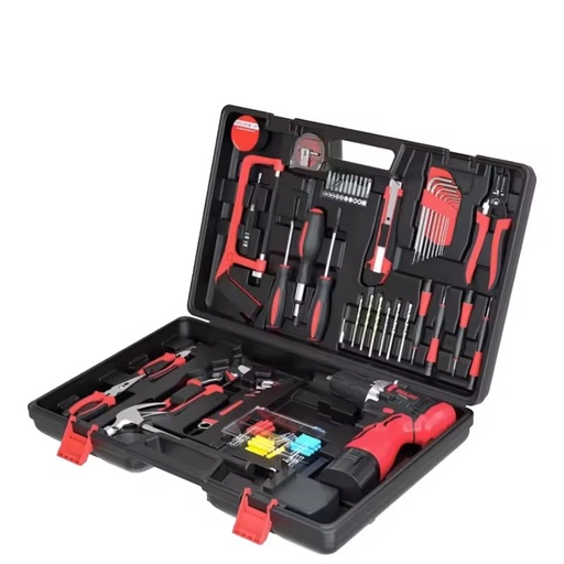 OEM Customizable Carbon Steel Auto Repair Tool Set Impact Drill Wrenches Electric Power Source Screwdriver Bit Hard Case