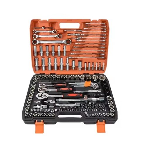 108pcs Auto Repair DIY Wrench Set Customizable OEM Support Made Carbon Steel Chrome Finish Socket Ratchet Wrenches