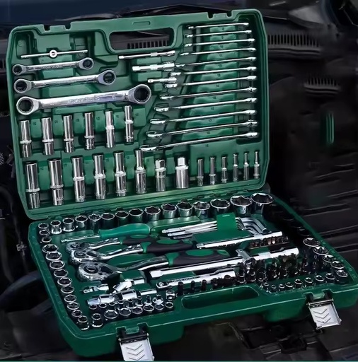 Customizable ODM Auto Repair Toolbox Industrial Cylinder Wrench Ratchet Set Multi-Functional Screwdriver Bit Combination for Car