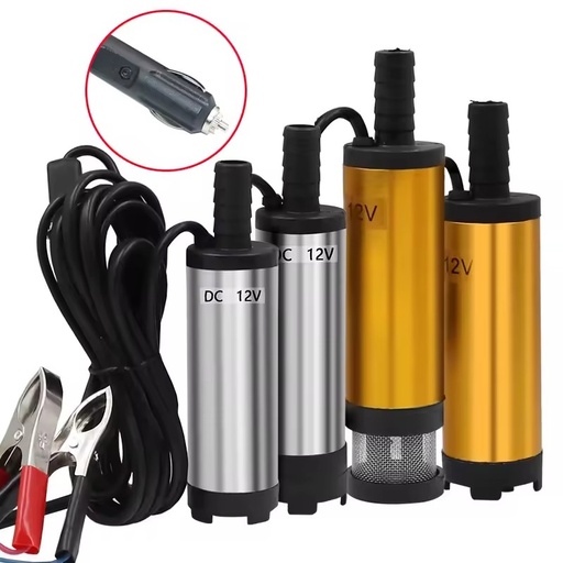 12V Electric Submersible Pump for Pumping Diesel Oil Water,38mm Fuel Transfer Pump,24v Oil Suction Pump 51mm