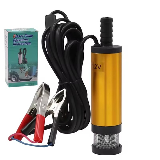 12V DC 38mm Mini Diesel Fuel Water Oil Car Camping Fishing Submersible Transfer Pump