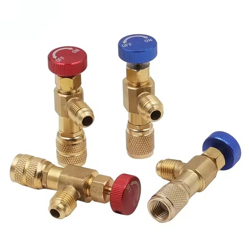R410 R22 Refrigeration Tool Air Conditioning Safety Valve Adapter Air Conditioning Repair and Fluoride Liquid Safety Valve