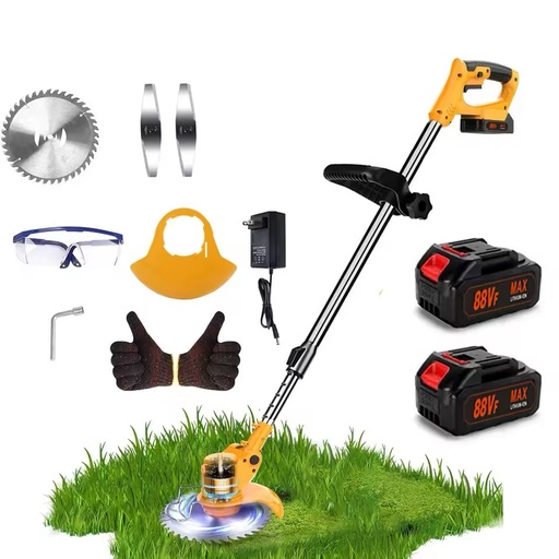 Handheld Lithium-ion Lawn Mower, a Small, Multi-functional Electric Lawn Mower for Home Use.