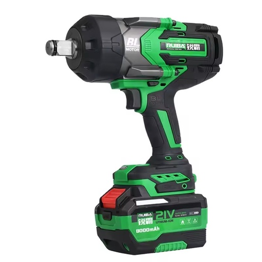 RB-826 High Torque Electric Wrench 2100N.M 21v Heavy Duty Industrial Brushless Cordless Lithium Electric Impact Wrench