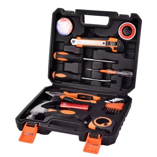 Factory Household Garden Tool Box Set Factory Hand Tools Wrenches Plastic Steel Customizable OEM Electrical Repair