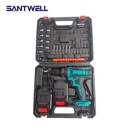 Industrial Grade 13mm Cordless Impact Drill with Variable Speed Keyless Chuck Lithium Battery OEM Metal Construction