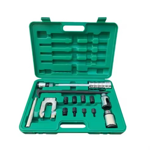 Full Vehicle Fuel Injector Disassembly Slide Hammer Pull Tool Set Built-In Injector Pull-out Tool