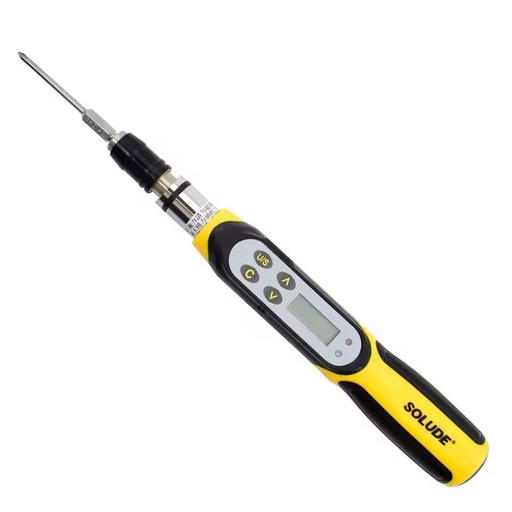 SOLUDE Digital Display Voltage Tester Pen Screwdriver with Indicator Light 45#carbon Steel Digital Torque Screwdriver
