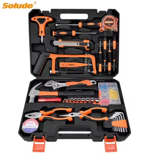 45PCS Home Hardware Combination Pliers Screwdriver Chrome Vanadium Steel Hand Tools Wrench Set Tool Box for Household Hardware
