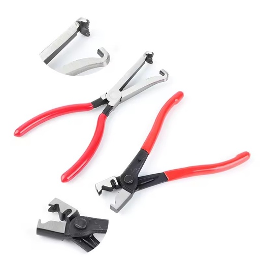 DIY Automotive Repair High-Carbon Steel Straight/Bent Jaw Wire Connector Remover Power-Off Pliers Set Wiring Harness Pliers