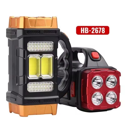 Solar-powered Rechargeable High-intensity Flashlight Searchlight Ultra-bright Portable Multi-function Durable Compact 800 3.7V