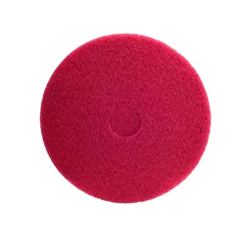 3M 5100 Red Round Non-Abrasive Cleaning Pad for Concrete & Marble Polishing Compatible Single-Disc Automatic Floor Scrubbers