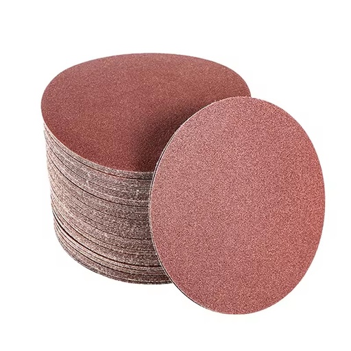 Wholesale Brown Corundum Flocked Sandpaper 40-240 Mesh 4-inch 5-inch 7-inch 9-inch Discs; Polishing Grinding Sheets