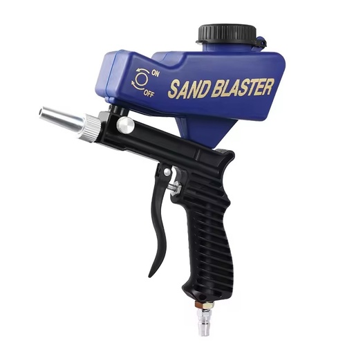 Portable Gravity Sandblasting Gun Pneumatic Sandblasting Set Antirust Sandblasting Device