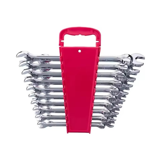18pcs DIY Grade Metric 8-32mm Chrome Box End Ratchet Wrench Set OEM Supported Hand Tools for Industrial Car Repair Snap on Tools