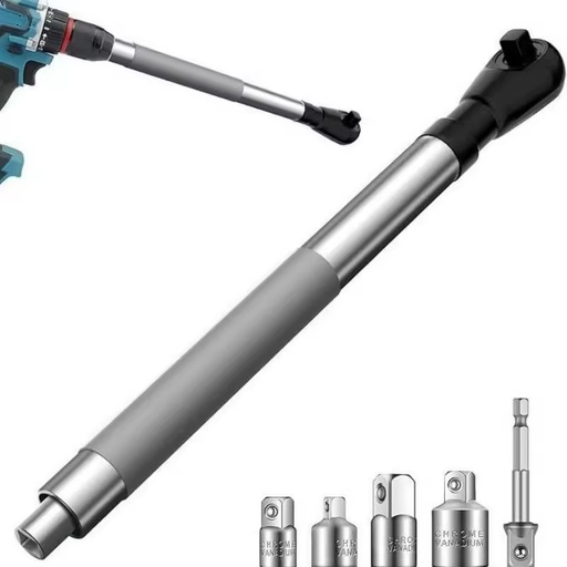 Metric DIY OEM Offset Extension Wrench Electric Drill Impact Chrome Vanadium Steel Adjustable Opening Ratcheting Double End