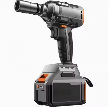 Rechargeable Impact Wrench Brushless Lithium Battery Powered Industrial Cordless Electric Impact Wrench