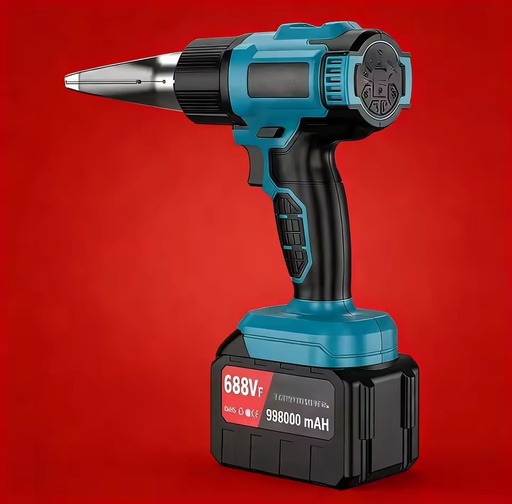Milwaukeee Style Industrial 21V Lithium Battery Temperature Adjustable Electric Heat Gun Cordless Shrink Wrap and Welding