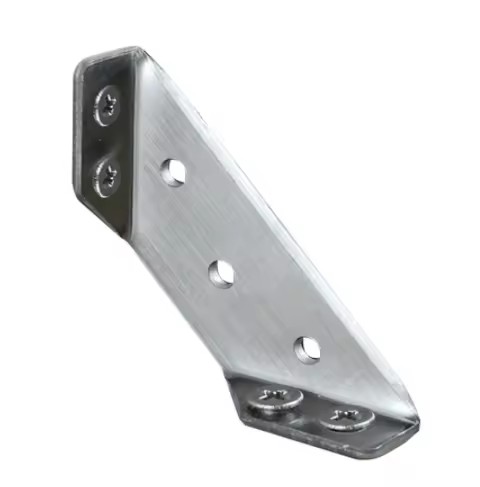 Stainless Steel Furniture Fitting Corner 90 Degree Angle Code L-shaped Furniture Hardware Connector Accessories
