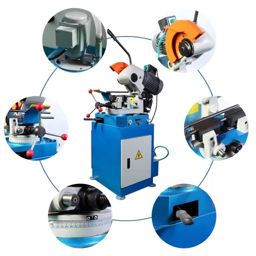MC-315A Manual Cutting Machine Semi-Automatic Pipe Cutter for Stainless Steel Aluminum Alloy Carbon Steel PVC Plastic Bearing