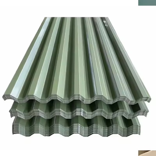 Cheap Price 26 Gauge Green Color Coated Galvanized Corrugated Roofing Sheets for Sale