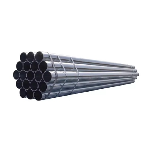 Hot Dipped Galvanized Round Iron Pipe Gi Tubing Pre Galvanized Erw Steel Tube Pipe for Greenhouse Building Construction