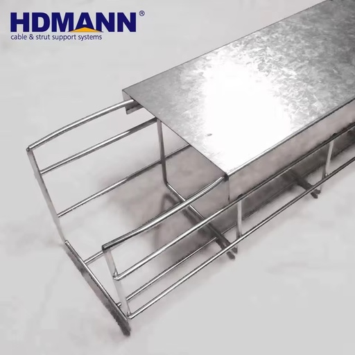 SS316 Wire Grid Duct Channel Grid Cable Management Hanging Cable Wire Mesh Cable Tray for Food Industry Support