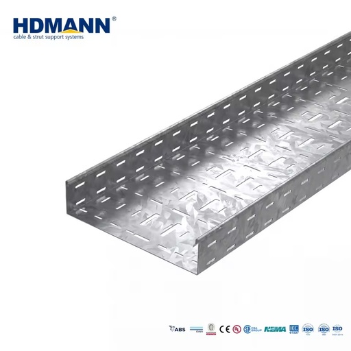 CE Certificated Custom Size Outdoor Cable Management Perforated Galvanized Iron Gi Electric Cable Tray